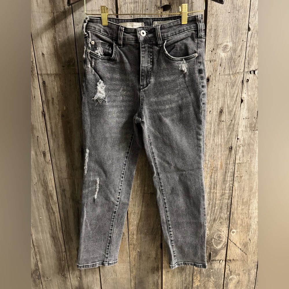 ANTHROPOLOGIE Pilcro black distressed jeans - size 26